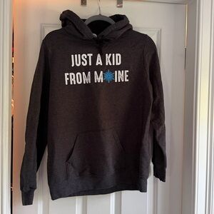 Black 'Just a Kid from Maine' Hoodie